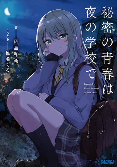 秘密的青春在夜晚的学校里